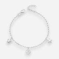 Pulsera Ola Estrella de Mar Tortuga