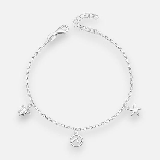 Pulsera Ola Estrella de Mar Tortuga