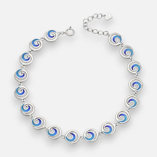 Pulsera Olas Esmaltadas