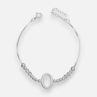 Pulsera Ovalo Esferas Hecho con Cristal Swarovski Tornasol