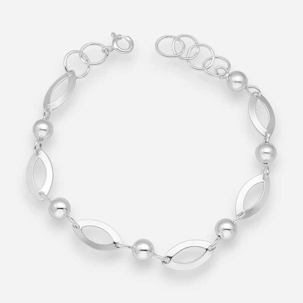 Pulsera Óvalos Esferas