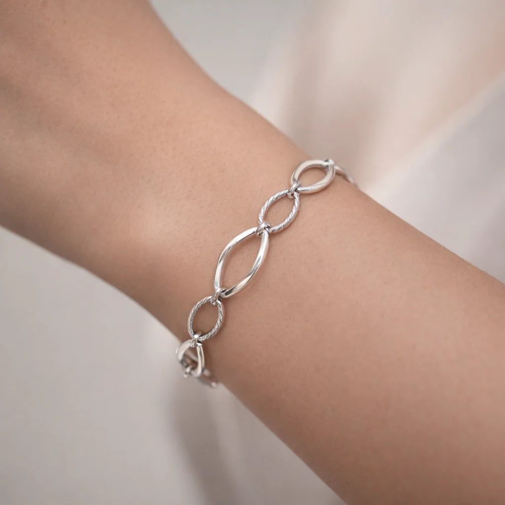 Pulsera Óvalos Entorchados