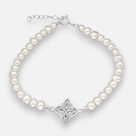 Pulsera Perlas Nudo de Brujas