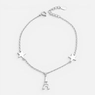 Pulsera Torre Eiffel Estrellas