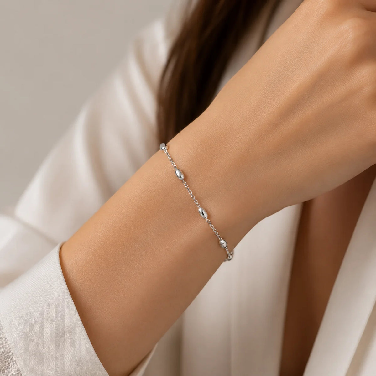 Pulsera Tradicional con Óvalos