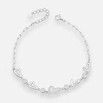 Pulsera Tradicional Corazones Circones