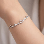 Pulsera Tradicional Corazones Circones
