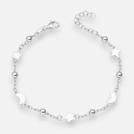 Pulsera Tradicional Estrellas Media Luna