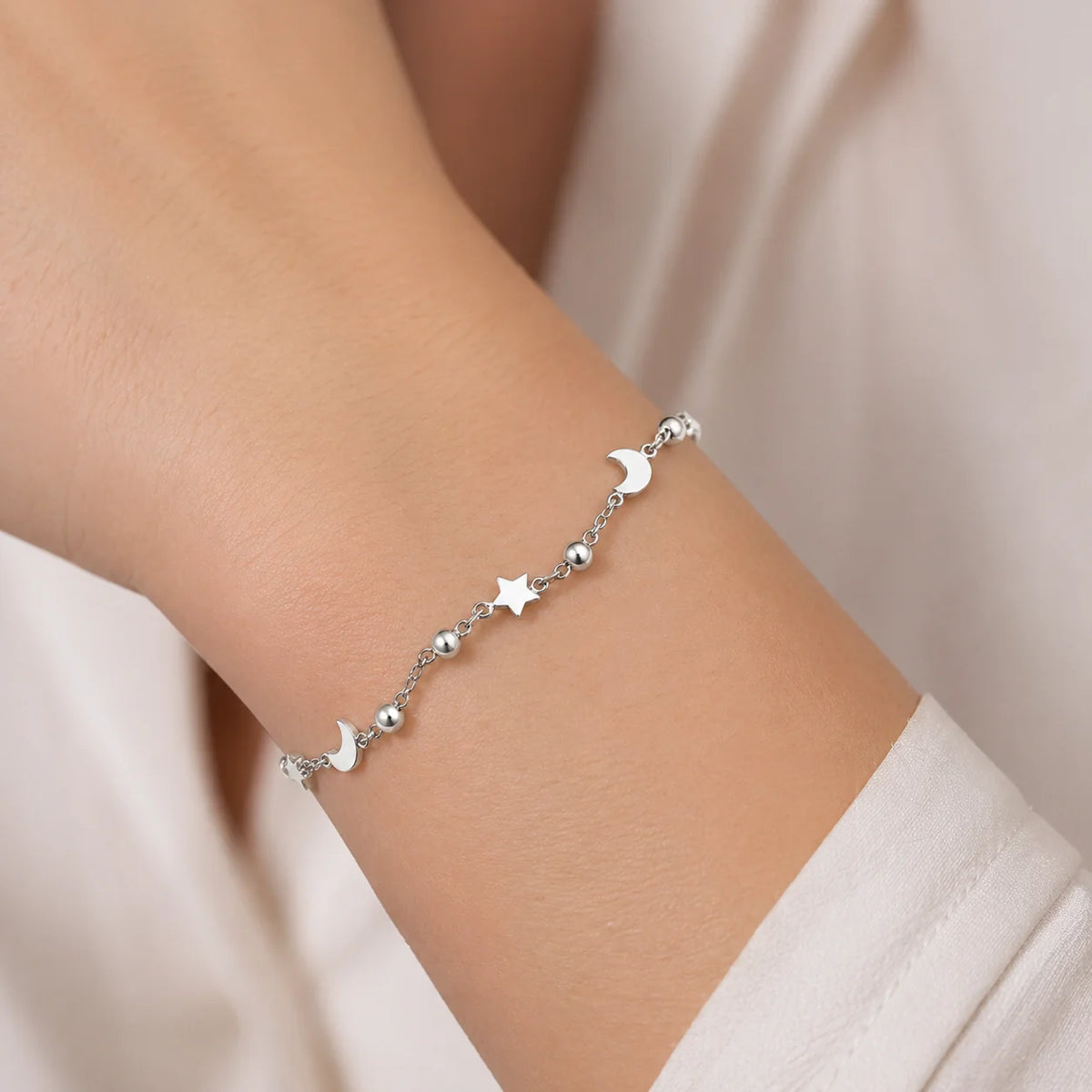 Pulsera Tradicional Estrellas Media Luna