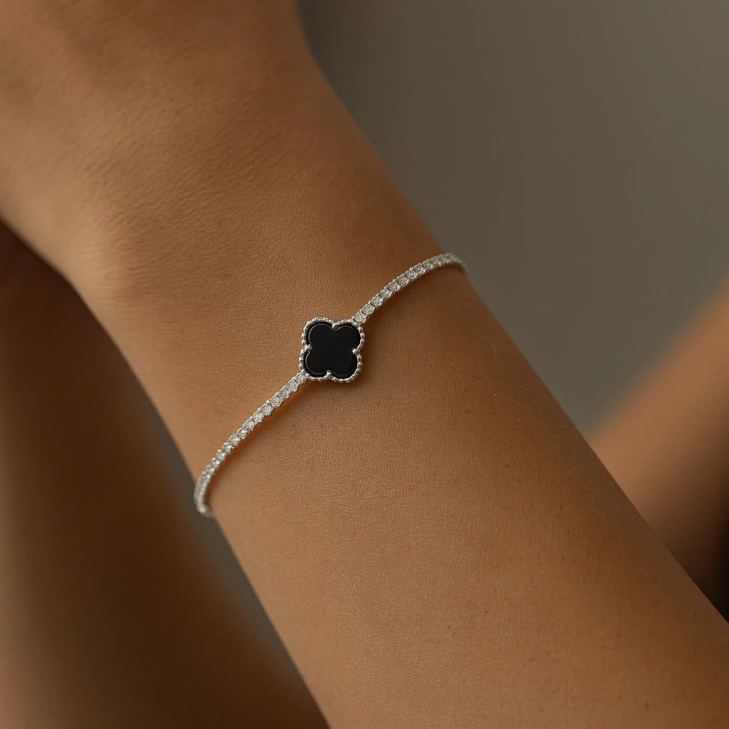 Pulsera Trébol de la Suerte Circones Tenis