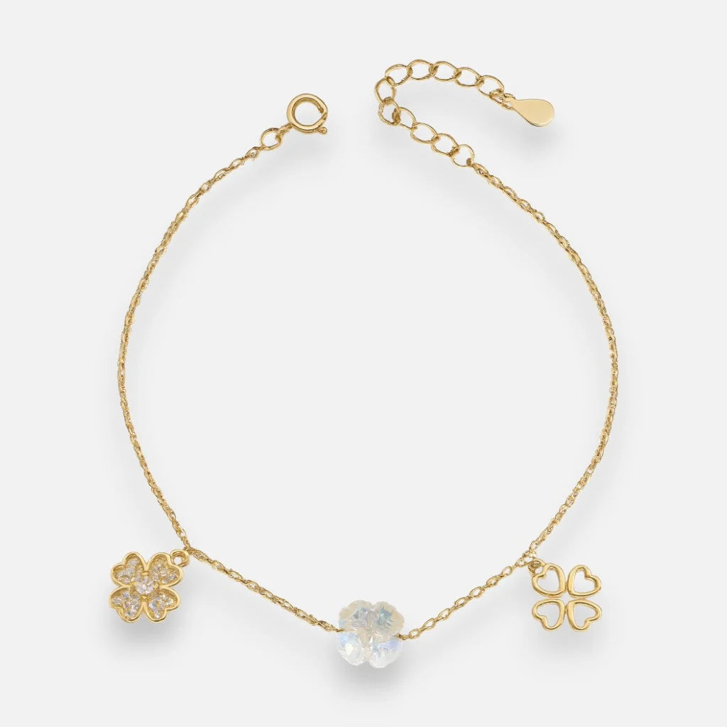 Pulsera Trébol de la Suerte Hecho con Cristal Swarovski Circones