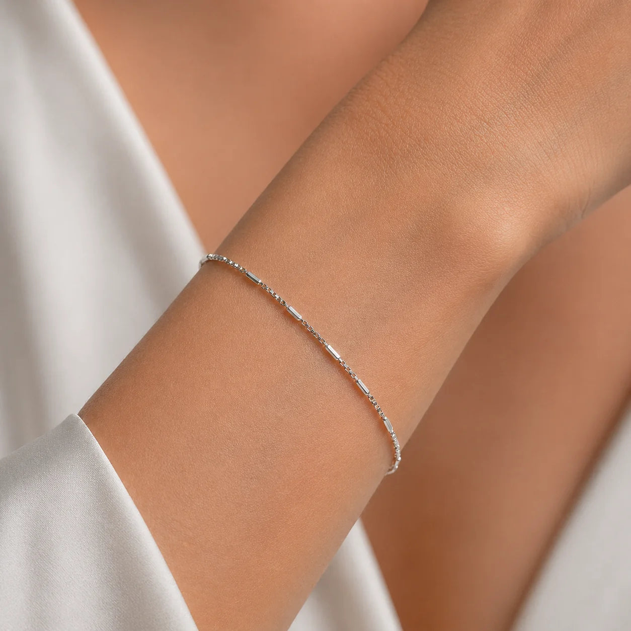 Pulsera Veneciana con Hexágonos