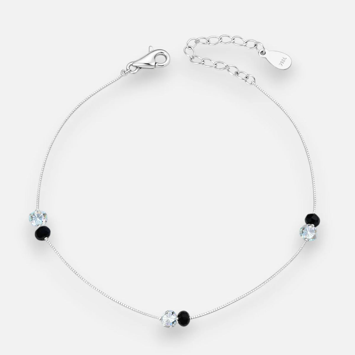Pulsera Veneciana Cristales Ónix Tornasol