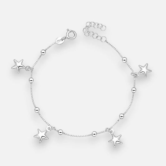 Pulsera Veneciana Estrellas Esferas P02PCC-001