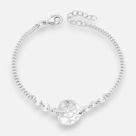 Pulsera Corazón Círculos Facetados