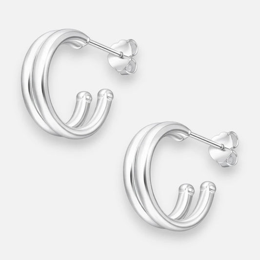 Semi Argolla Doble 17 mm
