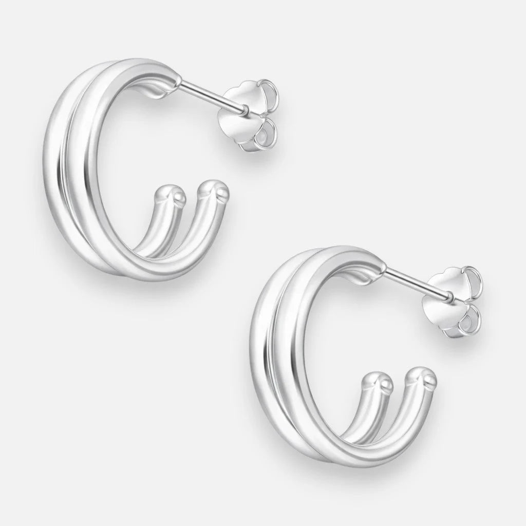 Semi Argolla Doble 17 mm