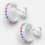 Semi Argolla Entorchada Circones Multicolor 12 mm