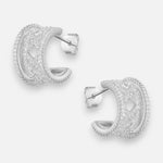 Semi Argolla Triple Rombos Circones 17 mm