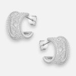 Semi Argolla Triple Rombos Circones 17 mm