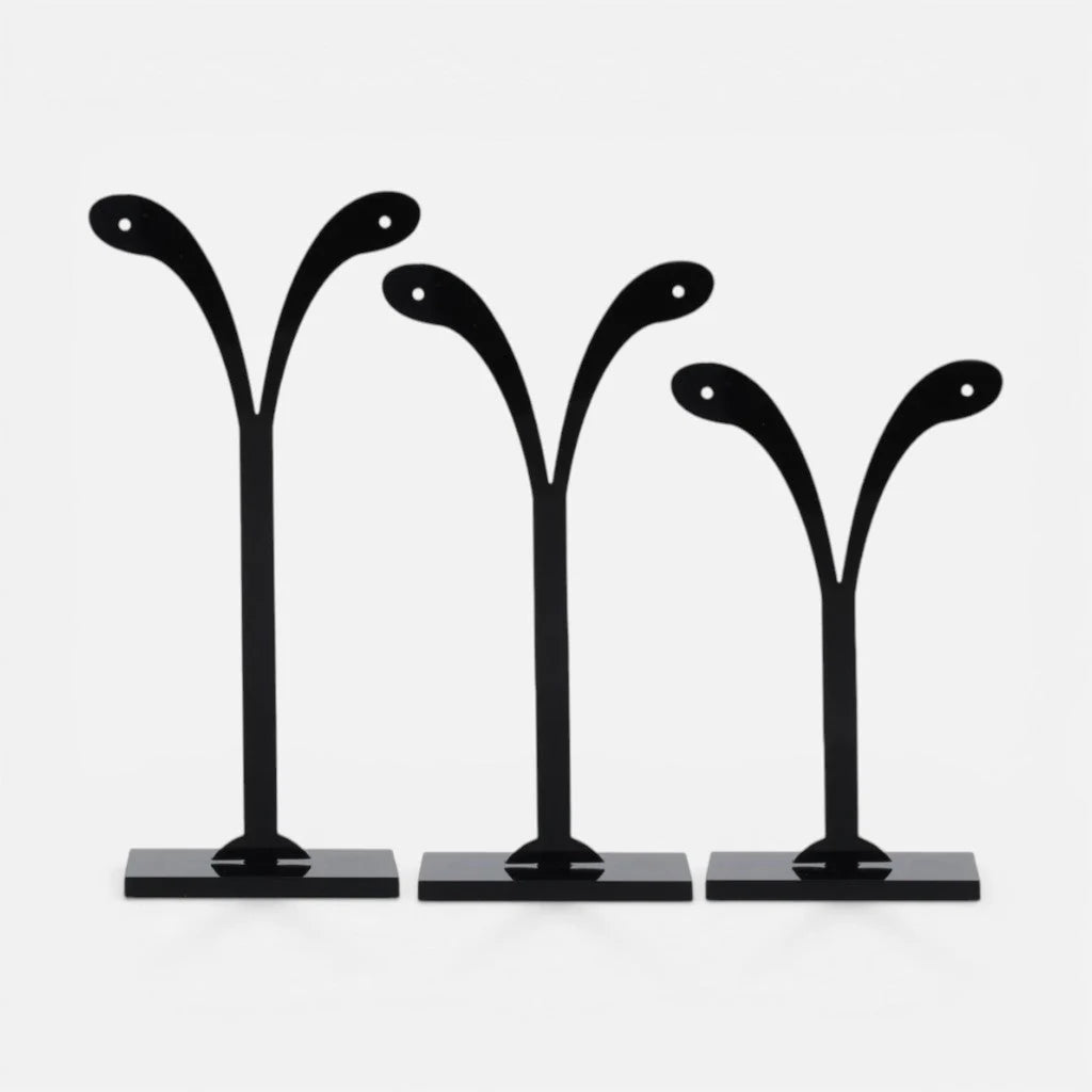 Set 3 Palmeras Negras para Aros