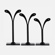 Set 3 Palmeras Negras para Aros