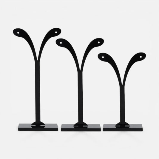 Set 3 Palmeras Negras para Aros