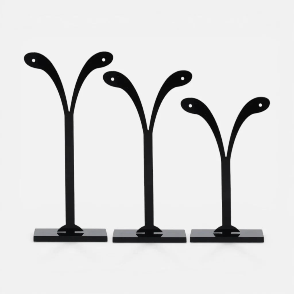 Set 3 Palmeras Negras para Aros