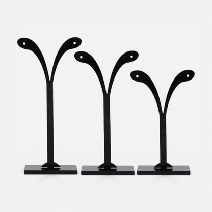 Set 3 Palmeras Negras para Aros