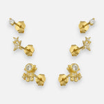 Set Aros Minimalista Estrellas Astronauta Circones