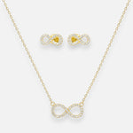 Set Collar y Aros Infinito Circones