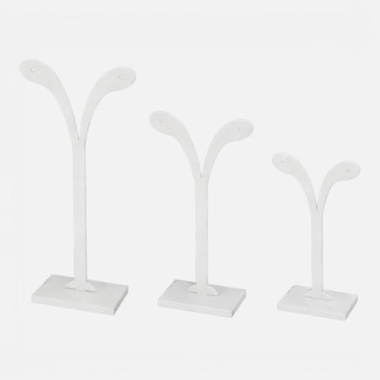 Set Palmeras Aros Blanco