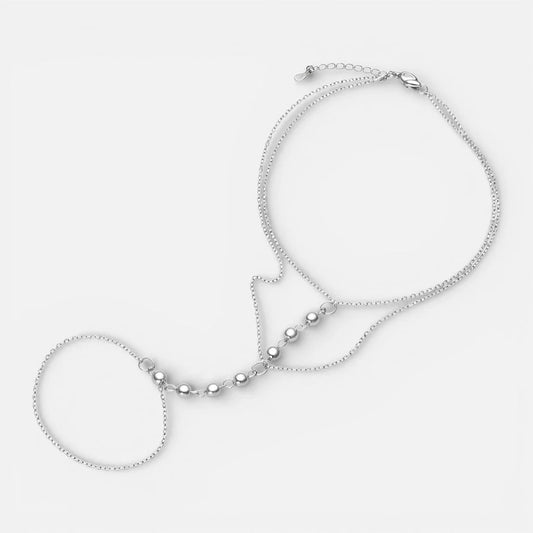 Tobillera Árabe Anillo Perlas