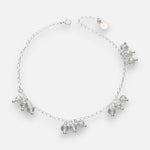 Tobillera Cristales Hecho con Swarovski Tornasol