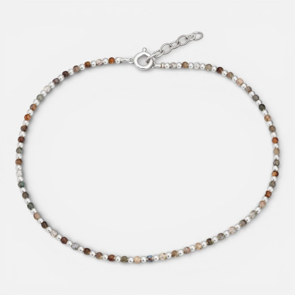 Tobillera Cristales Multicolor