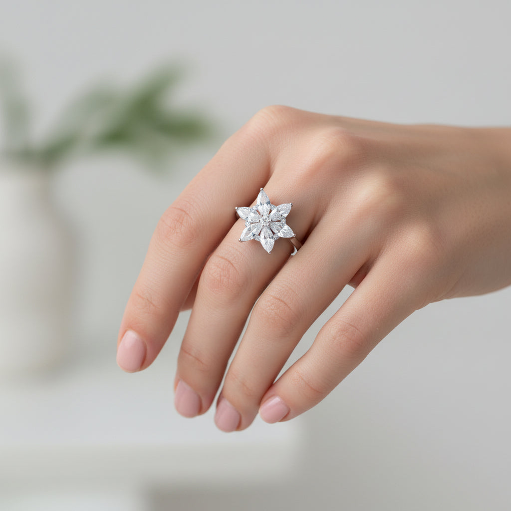 Anillo Flor Circones