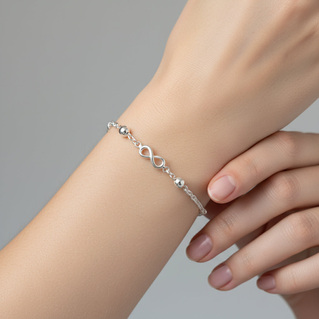 Pulsera Espiga Esferas Infinito