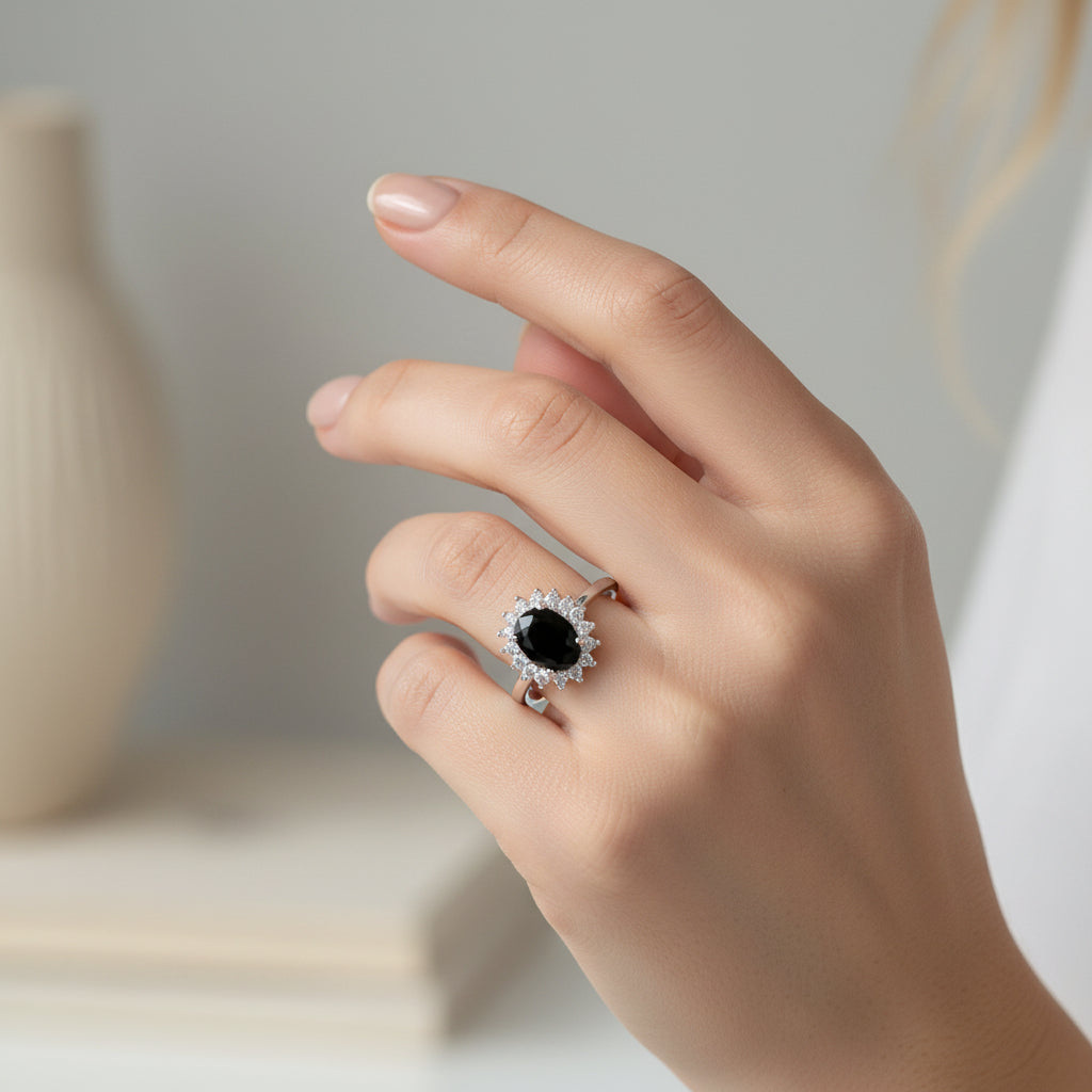 Anillo Lady Circón Ónix