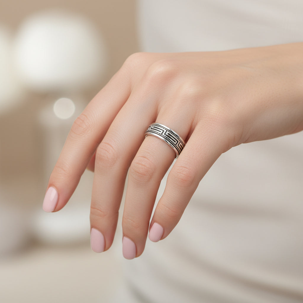 Anillo Antiestrés Guarda Griega