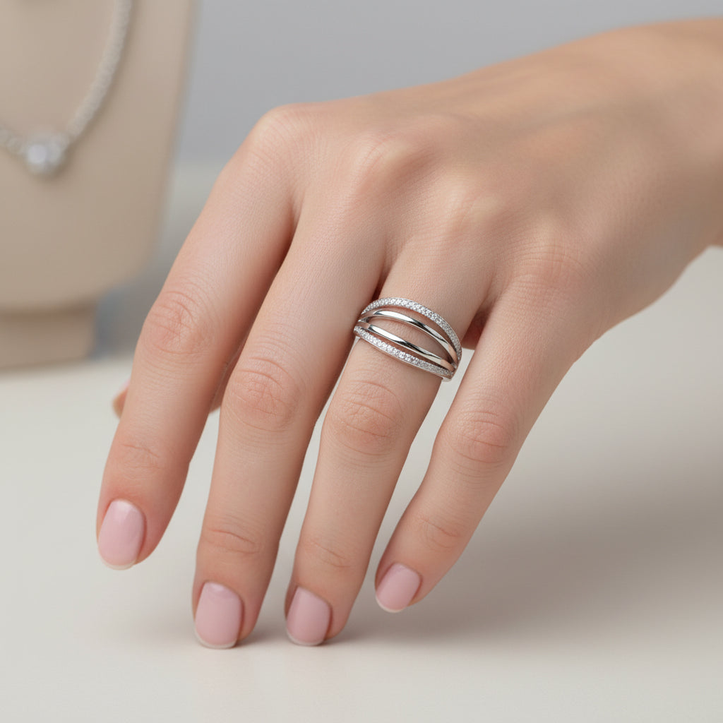 Anillo Líneas Circones