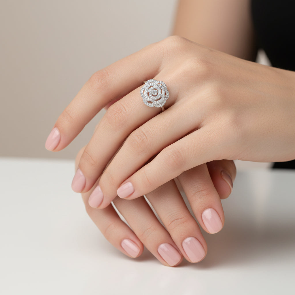 Anillo Flor Circones