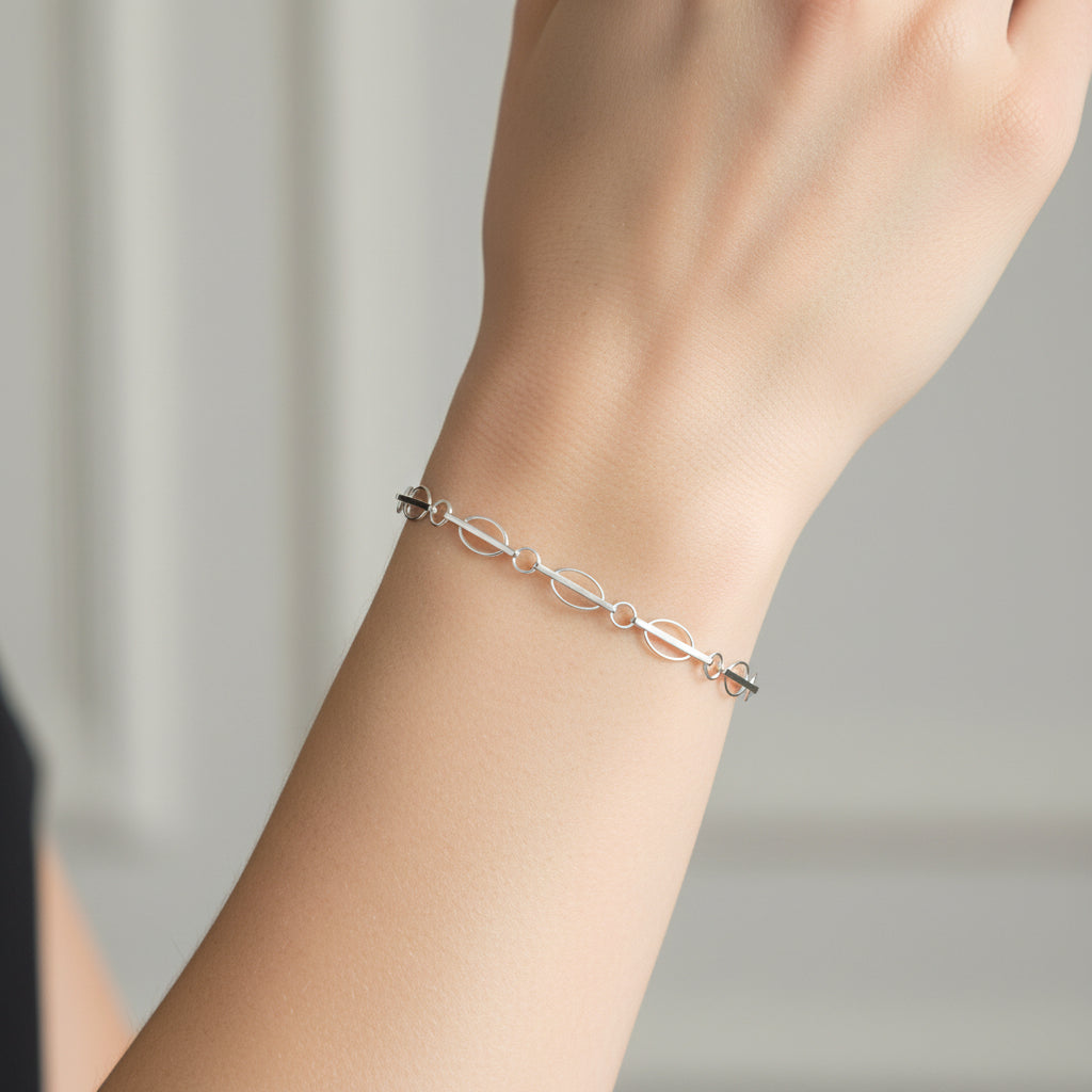 Pulsera Círculos Óvalos